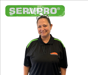 Vanessa Kovar is a female SERVPRO employee in downtown Fort Worth