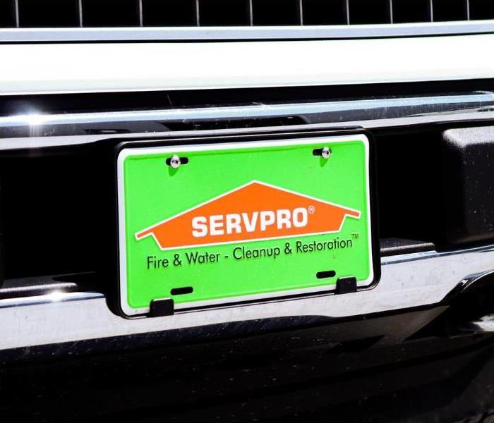 SERVPRO license plate